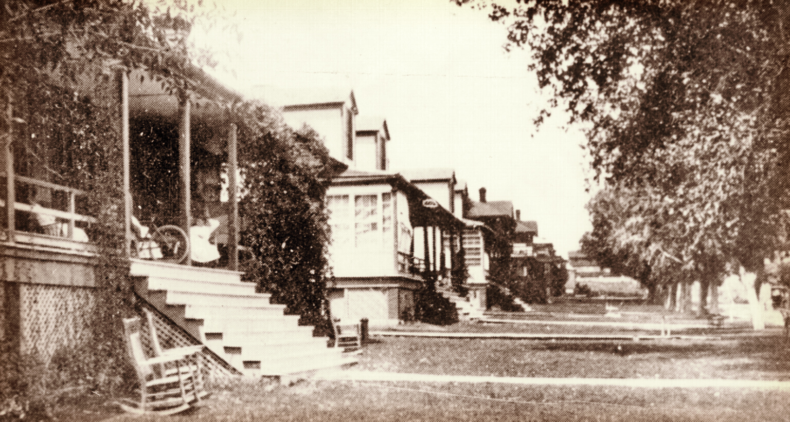 Officers Row at Fort Bayard